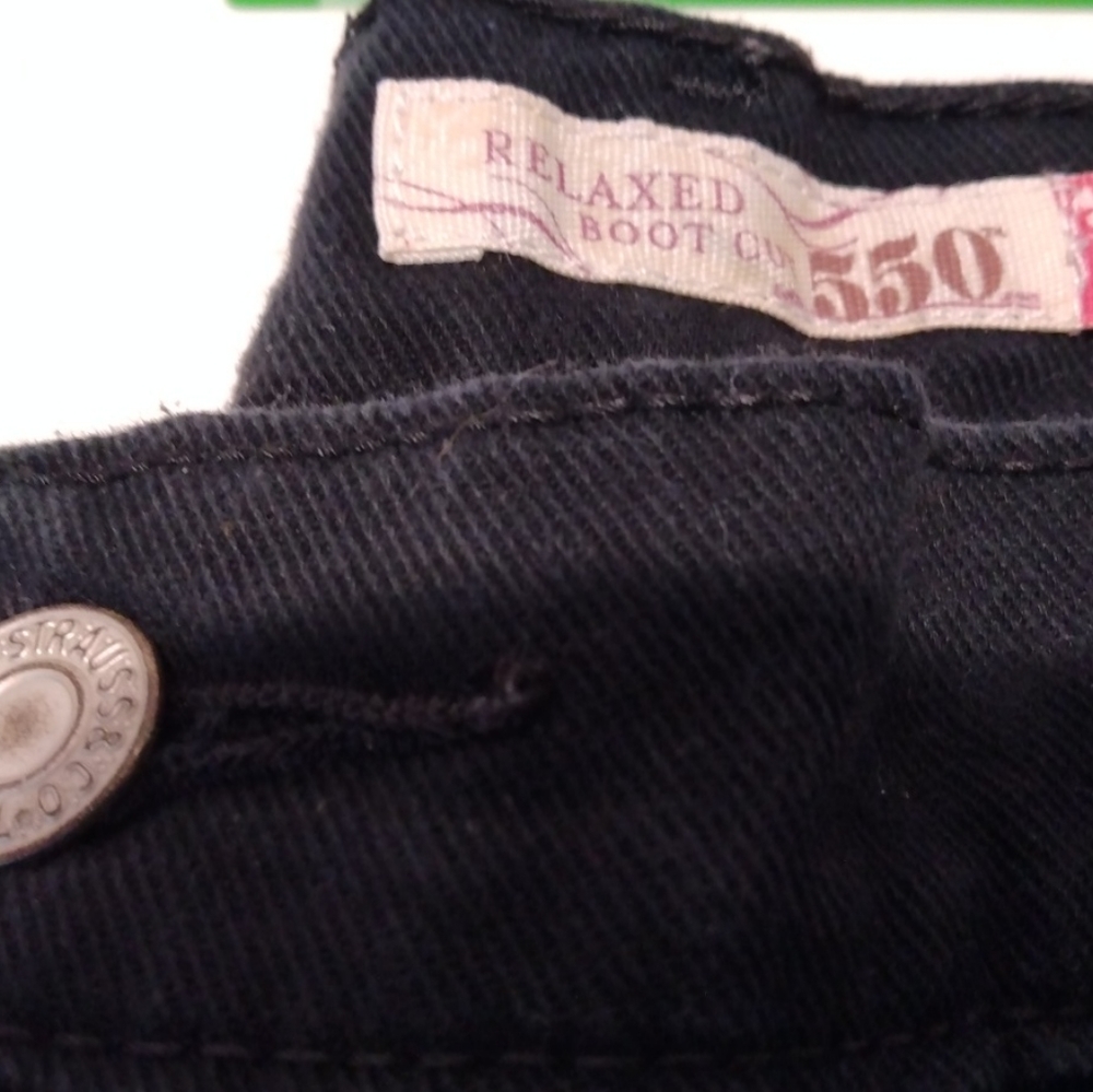 Levi Strauss black lady's jeans